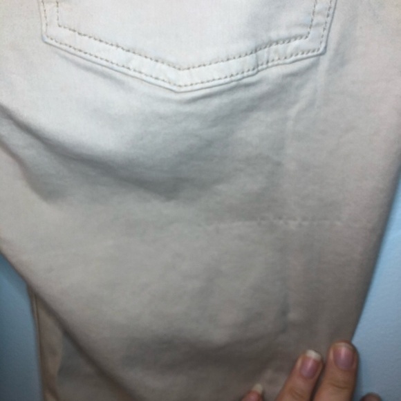 American Eagle Cream Colored Jeggings Size 8 - Picture 5 of 12